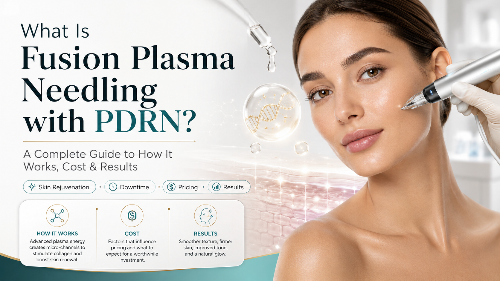 Fusion plasma needling with PDRN